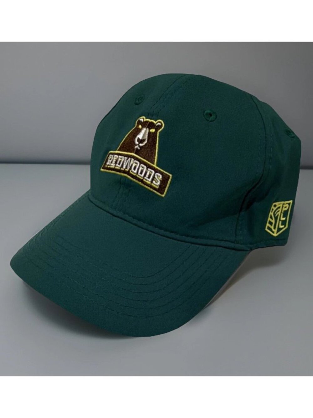 Redwoods Lacrosse Club Adjustable Hat Green‎ Performance Baseball Cap Bear Logo